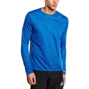 Adidas SN L/S M - Camiseta para Hombre, Talla L, Color Azul