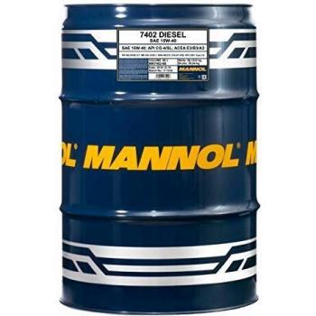 Aceite de Motor MANNOL Diesel 15W-40 - Bidón de 60L para Audi, Mercedes-Benz y Skoda