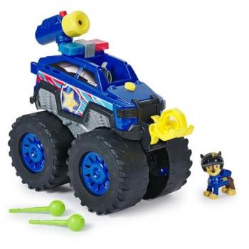 Paw Patrol Rescue Wheels Chase Power Haulin Cruiser Toy Truck with Launcher, Motorised Winch, Lights & Sounds for Kids Ages 3+