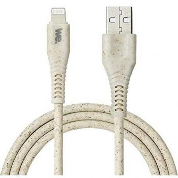 Cable Lightning/USB A Biosourcé 2.4A MFi - 1m - Packaging Ecológico