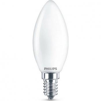 Bombilla Vela LED E14 6,5W 806lm 6500K Luz Fría Ø3,5x9,7cm Philips