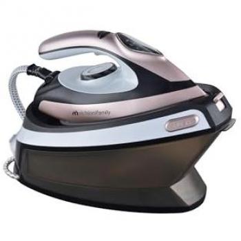 Plancha de Vapor Melchioni INFINITY 2000W, Caldera Continua, Serbatoio de 1.5L, Regulación de Temperatura Manual, Erogación Continua de Vapor, Piastra en Cerámica,