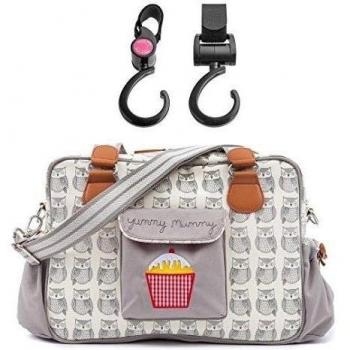 Diseño de magdalena de la momia - Color cubierta protectora con estilo para el cuidado del bebé bolsa de polipiel cambiadora de Reyes Magos - Con forma de búho de incluye Plus diseño de viaje y manta cambiador de la magdalena de la , 1 juego de unidad