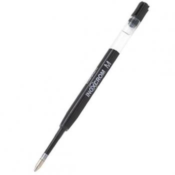 Recambio Bolígrafo Inoxcrom Punta Media 1mm Tinta Negra Paquete de 25