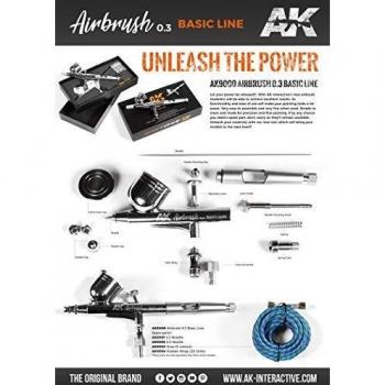 AK Interactive AK9000 Airbrush Basic Line 0.3