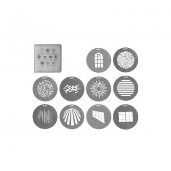 Nanlite Gobo Projection Attachment Set 1 - 10 Gobos for PJ-BM Projector
