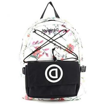 Desigual Double School Bag - Blanco