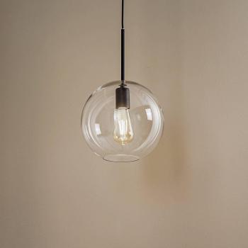 Lámpara colgante de cristal Nowodvorski Lighting Sphere L 130 cm acero y cristal MIMAX