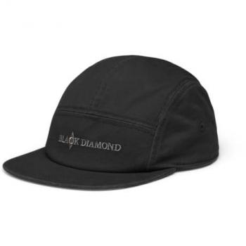 Black Diamond Versatile Men's 5-Panel Camper Cap - Black/Steel Grey, One Size