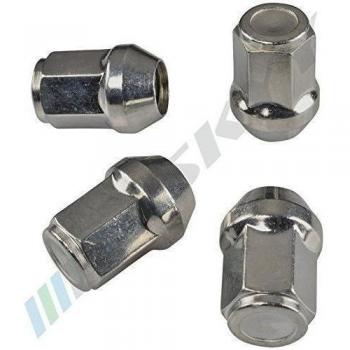 Alurad Shop MKEM141534Zink Tuercas de rueda para Llantas 20 Plata