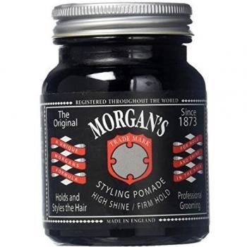 MORGAN 16871 Morgan's Styling Pomade High Shine/Firm Hold 100GR, Negro, Estandar