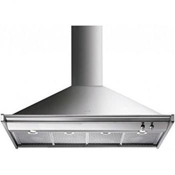 Smeg KD120XE - Campana (Canalizado/Recirculación, A, A, C, Montado en pared, LED)