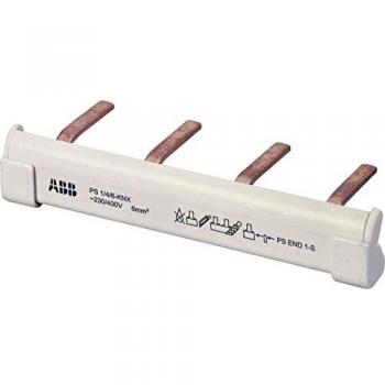 ABB 1-Phase 4-Contact KNX Busbar (10 Pieces) - EIB Phase Rail 6mm² 62mm
