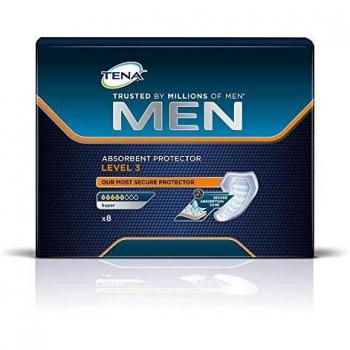 Tena Men Absorbent Protector Level 3 Pads - Pack of 8