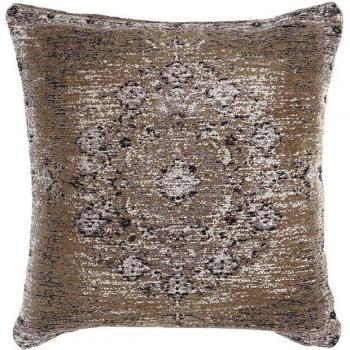 Cojín cuadrado árabe DKD Home Decor 8424001832477 Negro Beige Marrón claro 45 x 12 x 45 cm