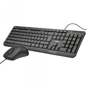 Cómodo Teclado y ratón con conexión USB.