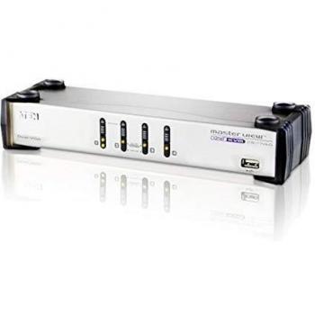 ATEN Master View CS-1744 4-Port Dual-View KVM Switch - Conmutador KVM