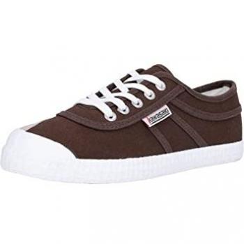 Zapatillas Kawasaki Unisex Original de Tela Marrón Chocolate K192495 - Talla 38, Planas y Casual