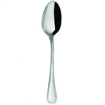 Cuchara para postre Ligato 18.3 cm plateada - 12 unidades