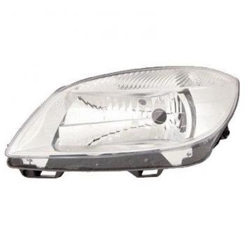 Faro Delantero H4 VAN WEZEL 7628961 para SKODA Fabia 2 y Roomster, Circulación a la Derecha