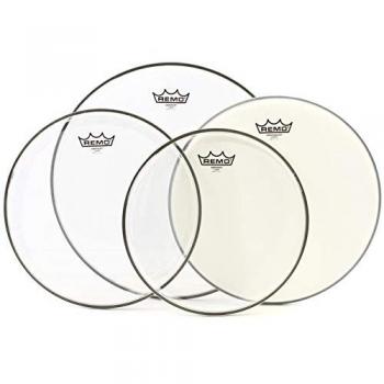 Remo Emperor ProPack Drumhead Set - Transparent 12, 13, 16 + Ambassador 14 Snare Head