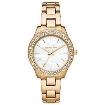 Michael Kors Women Analogue Quartz Watch with Stainless Steel Strap MK4555