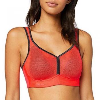 Sujetador deportivo sin armadura con copas Anita air control para mujer - Corail/Anthracite