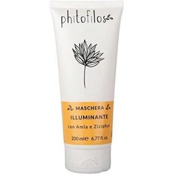 Phitofilos Mascarilla Potenciadora de Brillo, 200 ml - Mascarilla capilar hidratante y nutritiva que realza el brillo del cabello, formulada con ingredientes naturales, libre de sulfatos y parabenos