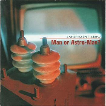 Man Or Astroman? Experiment Zero - 1st - Yellow Vinyl + Poster 1996 UK vinyl LP LOUDER12