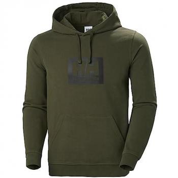 Helly Hansen Men's HH Box Classic Cotton Hoodie - Utility Green - Size Medium