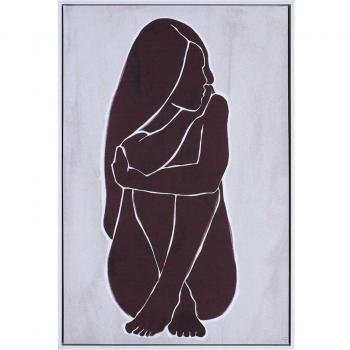 Cuadro de impresión en lienzo de cuerpo desnudo - Tamaño 63 x 93 cm