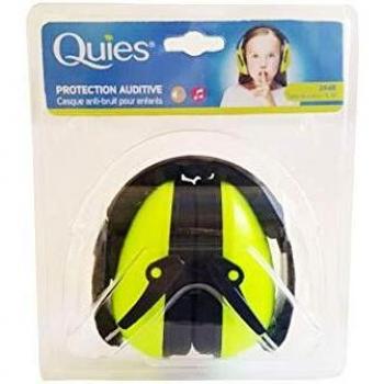 Quies Protection Auditive - Auriculares de diadema para niños, color verde