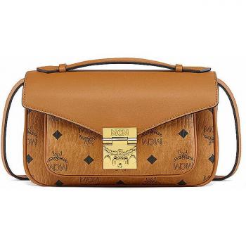 MCM Tracy Medium Brown Crossbody Bag for Women