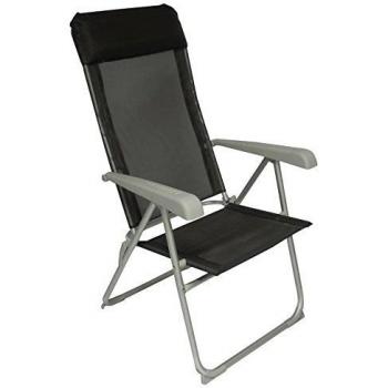 Sillon Alto 6P. Alum/Text Negr  58X58X110C