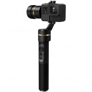 Feiyu G5 (2pcs batteries) Bluetooth Splash-Proof 3-Axis Handheld Gimbal Action Camera Stabilizer for GoPro HERO5 HERO4 HERO3 and Yi Cam 4K,AEE Action Cameras of Similar Size