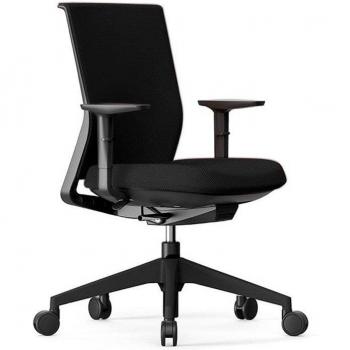 Silla de Oficina Ergonómica Negra Tapizada Stay de Actiu