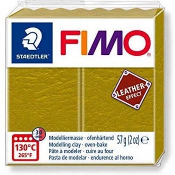 Staedtler- Pasta de modelar de endurecimiento al horno, Color verde oliva