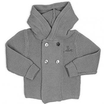 BebeDeParis | Regalos Originales para Bebés Recién Nacidos | Chaqueta de Punto Clásica | 3-6 Meses