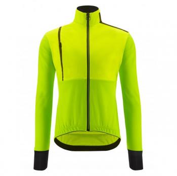 Chaqueta Santini Vega Verde Fluor Corte Slim M
