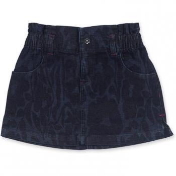 Tuc Tuc Falda de niña denim azul Wild Flower