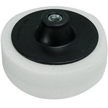 Esponja de pulido M14 blanca rígida 150 mm Silverline