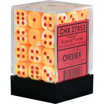 Chessex Festive Sunburst D6 12mm Dice Set