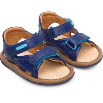 CAMPER Bicho - Sandals for First Walkers - Blue, Size 21, Smooth Leather