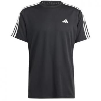 Camiseta de Entrenamiento adidas 3-Stripes Essentials Negra 4XL Hombre