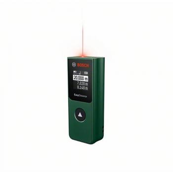 Bosch Home and Garden Medidor Láser EasyDistance 20 - Medición fácil y precisa de hasta 20 m, tamaño bolsillo, control un solo botón, en caja