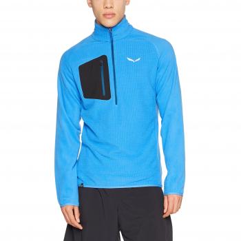 Salewa PUEZ PLOSE 2 Polarlite  Half-Zip, Sudadera Media Cremallera para Hombre, Azul