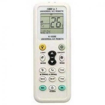 Mando Universal para Aire Acondicionado K-1028E, Control Remoto LCD Digital 1000 en 1, Compatible con Fujitsu, LG, Panasonic, Samsung y Mitsubishi
