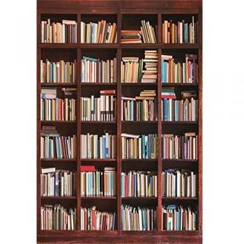 Aliyz 8x8ft Fotografía Fondo Retro Estantería Madera Libros Educación Hogar Diseño Interiores Estudio Papel Tapiz Librería Sabiduría Especialista en filotermas Foto Retrato Estudio Vinilo Video Prop