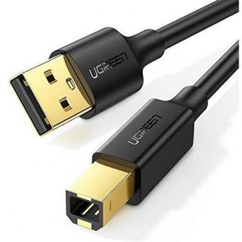 UGREEN Cable Impresora para HP Epson, Cable Largo de Impresora a Ordenador USB 2.0 Tipo A a Tipo B para Impresora Brother, Canon, Lexmark, Samsung, Escáner, Disco Duro, Fotografía Digital