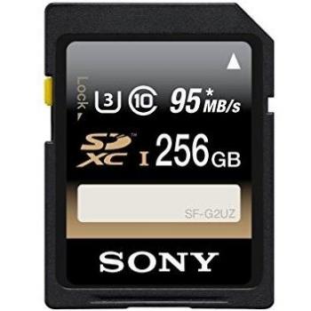 Sony SFG2UZ - Tarjeta de memoria SD de 256 GB, color negro